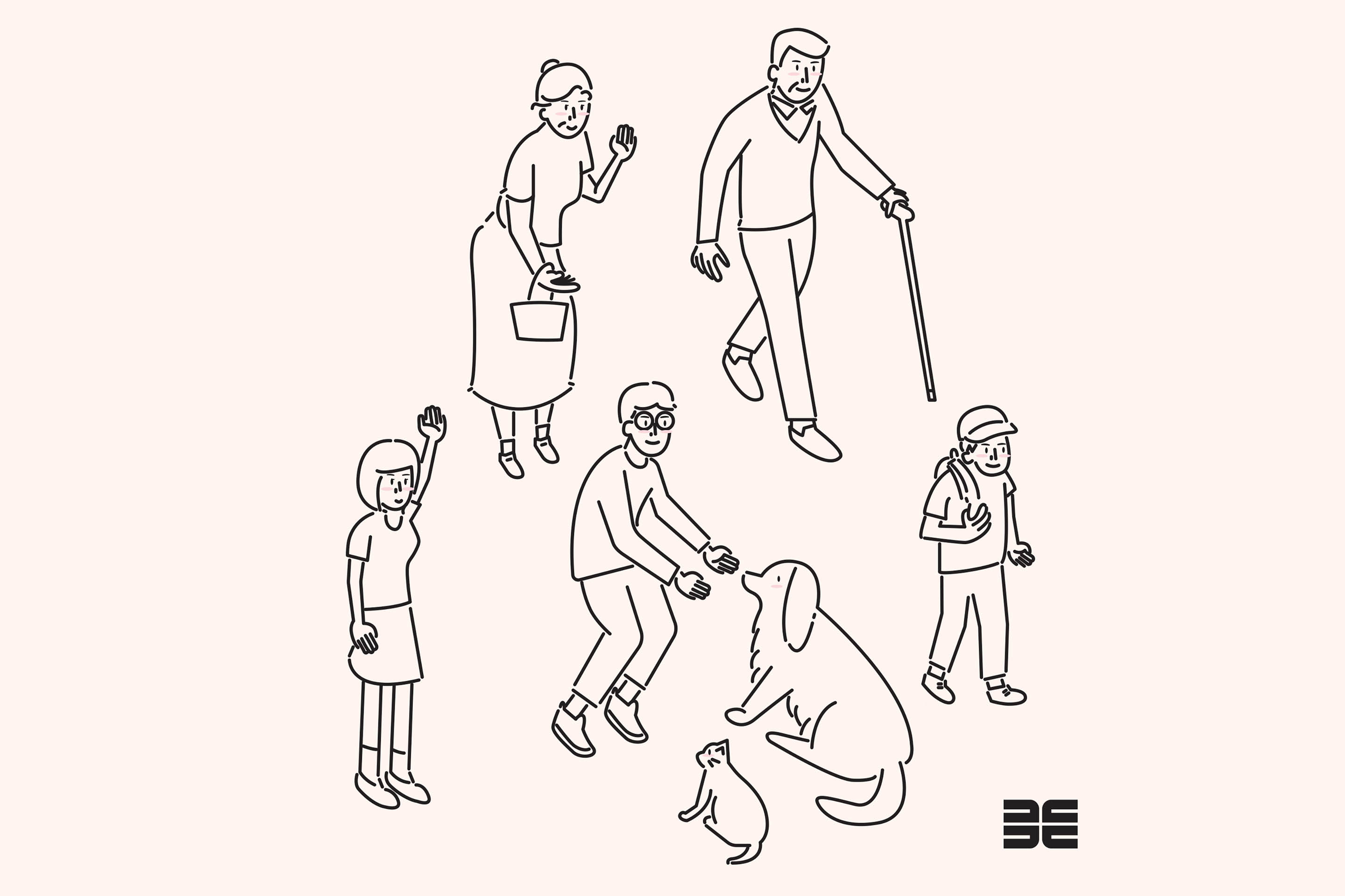街事美術館展覽插畫設計